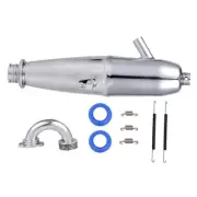 RC Car Exhaust Pipe Simulation Smoking Pipe Metal for HPI 1:8 Replacement