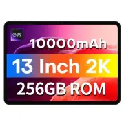 T65Max Tablet, 13" Android Tablet with 256GB ROM, Helio G99 Octa-core for Gam...