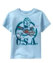 NWT BABY GAP JUNK FOOD SUPERHEROES SUPERMAN T-SHIRT SIZE 5T
