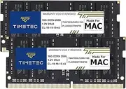 [Timetec] Hynix IC Compatible with Apple 2019 iMac 27-inch w/Retina 5K Display, Late 2018 Mac Mini DDR4 2666MHz PC4-21300 2Rx8 CL19 1.2V SODIMM Memory RAM (32GB Kit)