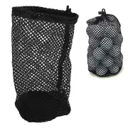 Ball Storage Mesh Bag Large Capacityiding Drawstring Cord Nylon MU