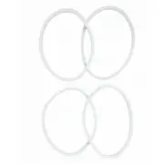 4x For Nutribullet Rubber White Seal - Gasket Ring For Old Models 600W Only