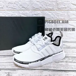 【豬豬老闆】ADIDAS ORIGINALS NMD_R1 經典 串標 休閒 男女款 黑FV7307 白FV7306