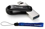 SanDisk iXpand Go 64GB Flash Drive for iPhone, iPad, Computers & Laptops - 3....