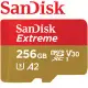 【公司貨】SanDisk 256GB 190MB/s Extreme microSDXC U3 V30 A2 記憶卡