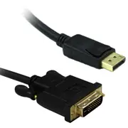 Dynamix C-DP-DVIDM-1H DisplayPort to DVI-D Male Cable - 1.5m Max Resolution 1080p 60Hz [C-DP-DVIDM-1H]