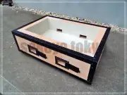 Yakitori BBQ Diatomite Charcoal Grill Barbecue Hibachi Konro Portable 60 x 40cm