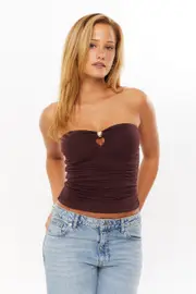 [Supré] Supré - Super Smooth Wilma Tube Top - Choc cherry L CHOC CHERRY