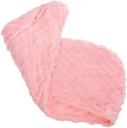 NULYLU Thickened Absorbent Hair Turban Drying Hat for Women Velour Fast Drying Head Wrap Towel Hair Care