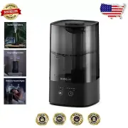 Versatile Cool Mist Humidifier with Timer & User-Friendly Touch Control - Black