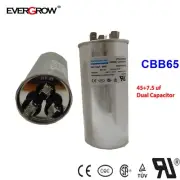 EverGrow Run Capacitor 45+7.5 uf MFD 440 volt 12789