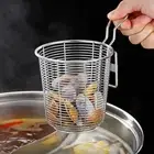 Steel Noodles Strainer Hot Pot Slotted Spoon Food Sieve Colander Skimmer