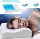 Contour Gel Sleeping Pillow Cervical Orthopedic Back Neck Pain Memory Foam Gifts