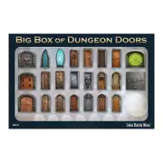 40pc Big Box of Dungeon Doors Acrylic Standee RPG Map/Board Fun Game Accessory