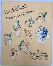 BRAND NEW & SIGNED Walt Disney’s SKETCH BOOK of SNOW WHITE AND THE SEVEN DWARFS