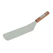 Thunder Group SLTWBT010 14.5" Stainless Steel Solid Turner w/ Wooden Handle
