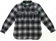 Smartwool Women’s size Large Anchor Line Snap-Button Checkered Shirt Jacket NEW