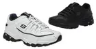 SKECHERS Men's Lightweight Memory Foam Sneakers, Medium and Extra Wide 4E