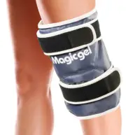 Magic Gel Ice Pack for Knee - Reusable Cold Wrap for Injuries - Soft Flexible