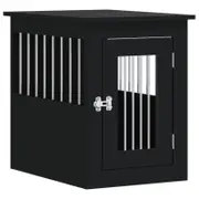 vidaXL Dog Crate Furniture Kennel Animal House Pet Cage Black