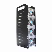 Aluminum alloy 12-layer 3.5 Inch HDD Hard Drive Disk Case Bracket Rack Holder