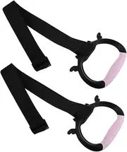 2pcs Hanging Rings Rings Leggings Leg Gaiter Belt Head Bell Rabbit Elastic Leg Gaiter Belt Grip Handle Apron Bunny Ears Wall Hook Clothes Hanger Kit Tool Pp