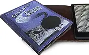 Kindle Paperwhite Case with Luxury Faux Leather Classic Book Cover (Includes Latest Paperwhite Version)