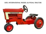 Ertl IH International Model 66 Pedal Tractor NEW METAL SIGN: 9x12" Ships Free