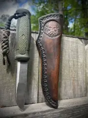 Mora Garberg, Benchmade Puukko LEATHER SHEATH Handmade