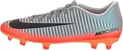 [Nike] Mercurial Vortex III CR7 (FG) Firm Ground Football Boots - Cool Grey/Metallic Orange Size 13