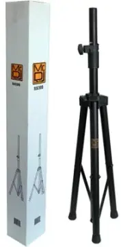 MR DJ SS300B Speaker Stand Universal Black Heavy Duty Folding Tripod PRO PA DJ