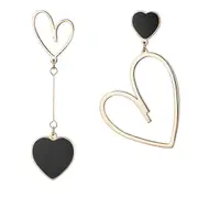 Heart Shaped Earrings Mismatched Earrings Valentine S Day Gifts Him Her Heart Drop Earring Birthday Party Women Heart Earrings