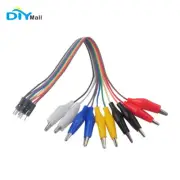 10PCS/set Alligator Clip to Male Jumper Wire Bundle for Arduino Micro:bit