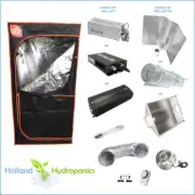 GROCELL GROW TENT/400-600W BALLAST/REFLECTOR/HPS LAMP/FAN/DUCTING Hydroponic Kit
