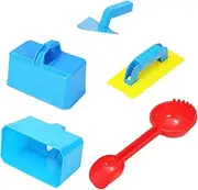 GANAZONO Practical Outdoor Snowball Maker Plastic Snowball for Winter Safe for Versatile for More Kit with Bricks Random Color