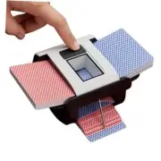 1-2 Deck Automatic Card Shuffler, Rechargeable 2000mAh Electric Card Shuffler