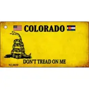 Colorado Dont Tread On Me Novelty Metal Key Chain KC-8838