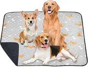 Bed Pads Washable - Pet Waterproof Pee Pad | Waterproof Sheet Protector Bed Pad | High Absorbency Under Pads | Washable Bed Pad Protector | Washable Reusable Mattress Protector Pad for Children