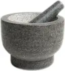 by Frieling Goliath Natural Granite Mortar and Pestle Set, Grinder for Spices an