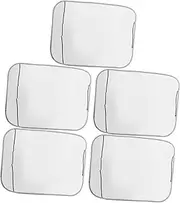 YOSADIER 5pcs Rear Car Seat Cover Pe Film Protector Anti-kick Mat for Auto Seats Easy Install and Girls-friendly Design Protect against Dirt Stains