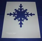 Snowflake Stencil Mylar 14 Mil Ex Large - Painting /Crafts/ Templates