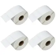 4Roll 2 in x 1 in Barcode Mark Labels 1300 P/R for Zebra TLP2844 Rollo ZD420DT