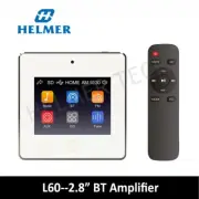 Integrated in wall audio amplifier Bluetooth-Compatible digital stereo amplifier