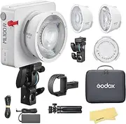 Godox ML100R Kit4 RGB LED Video Light with Bluetooth Control, 1800K-10000K CCT, high 95 CRI/TLCI, 14 FX Modes, 110W Input Power, Compact&Lightweight for Professional Filmmaking, Photography, Vlogging
