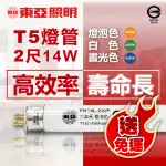 [喜萬年]🌟現貨免運費🌟T5 日光燈管 飛利浦代工東亞 14W 865 840 830 白光自然光黃光 螢光燈 高品質