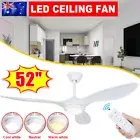 52" Modern Ceiling Fan with Remote Control & Light 3 Blades DC Motor for Bedroom