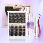 DIY Lash Extension Kit Individual Lashes Cluster Eyelash Makeup