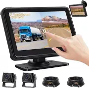 Fubedo 7'' HD1080P Wired Backup Camera System Touch Screen Monitor RV Truck