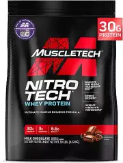 Muscletech Whey Protein Powder (Milk Chocolate, 10 Pound) - Nitro-Tech Muscle Bu
