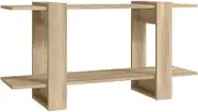 Bookcase Sonoma Oak 100x30x51 cm - Engineered Wood Bookshelf for Home & Office, Sturdy & Stylish Storage Solution for Small Spaces